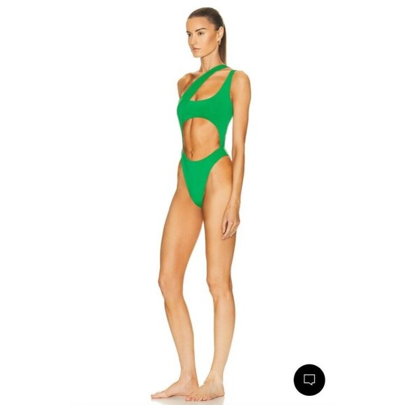 HAIGHT. Petrus One Piece Swimsuit Digital Green - Picture 3 of 5